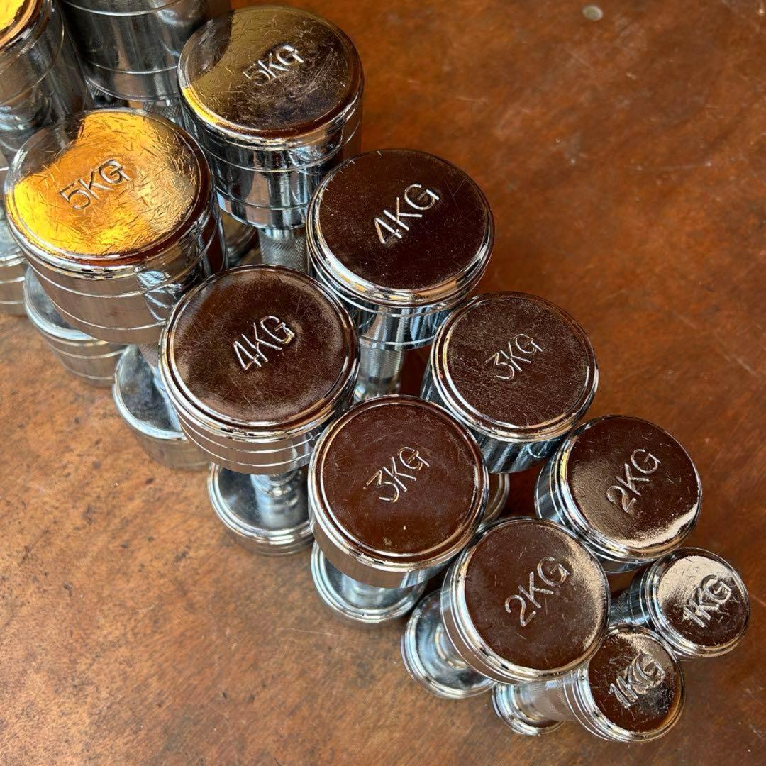 Seven様 BODYMAKER クロームダンベル1〜10kgペア③