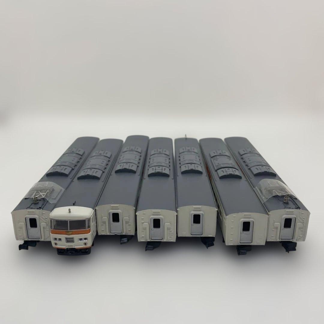 【nr/1.31/3】Nゲージ 鉄道模型国鉄185系試案塗装朱編成 7両セット