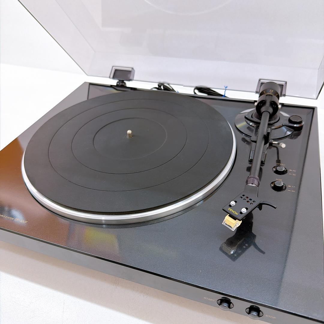 【美品】DENON レコードプレーヤー DP-300F　デノン