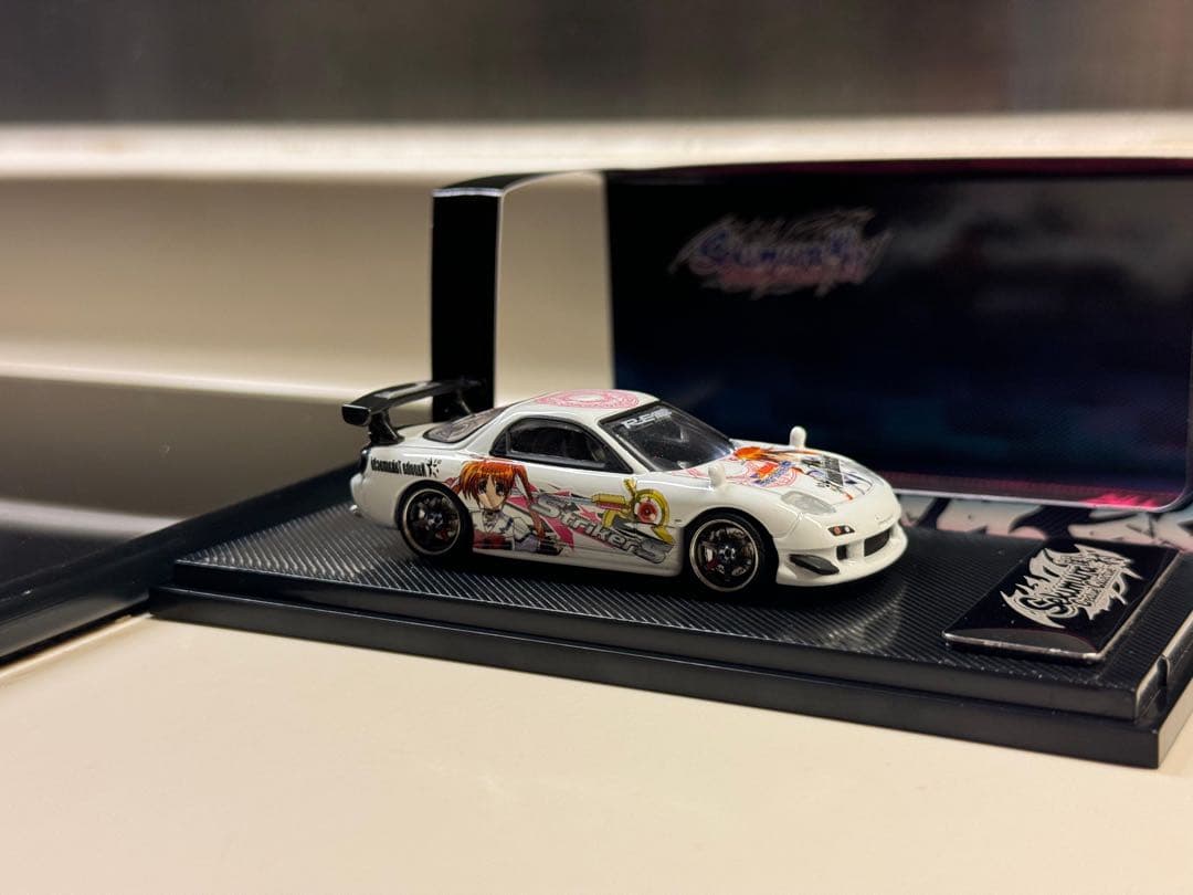 1/64 改 RE雨宮 RX-7 FD3S 痛車RAYS 風 関村 - メルカリ
