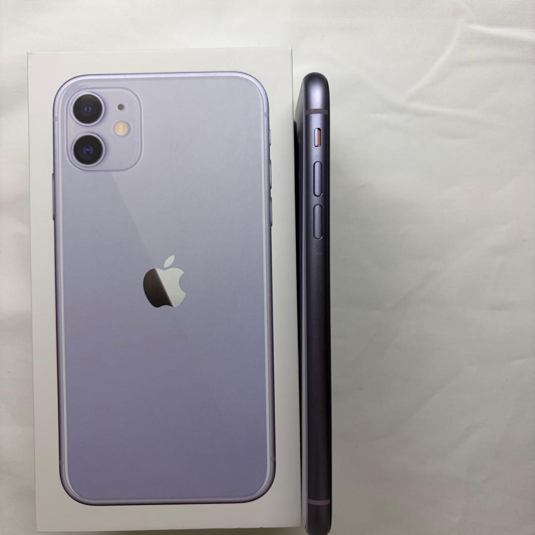 【FAJR】iPhone11 パープル 64GB ＋未使用付属品付