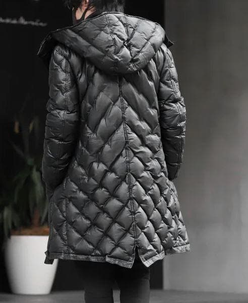 26万4000円 バックラッシュ カンガルー レザーダウンコートBACKLASH