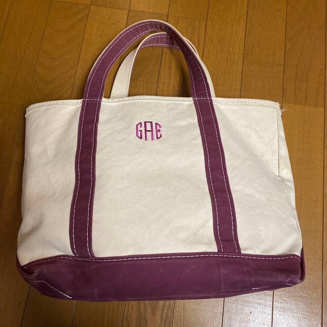 90s L.L.Bean トートバッグ バーガンディ - メルカリ