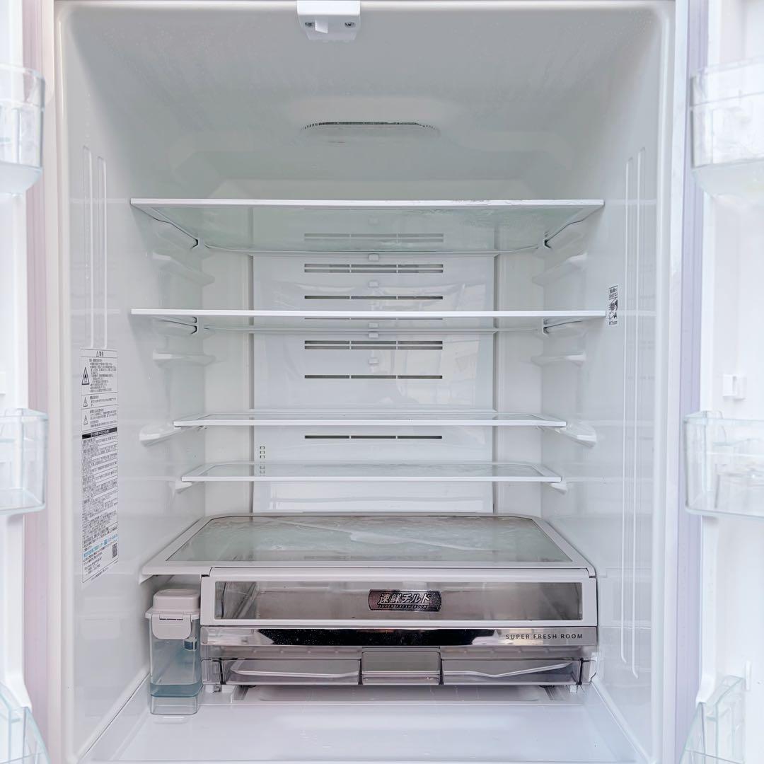 運搬取付無料！シルバー純正Panasonic大容量パワフル冷蔵庫！完動超美品！
