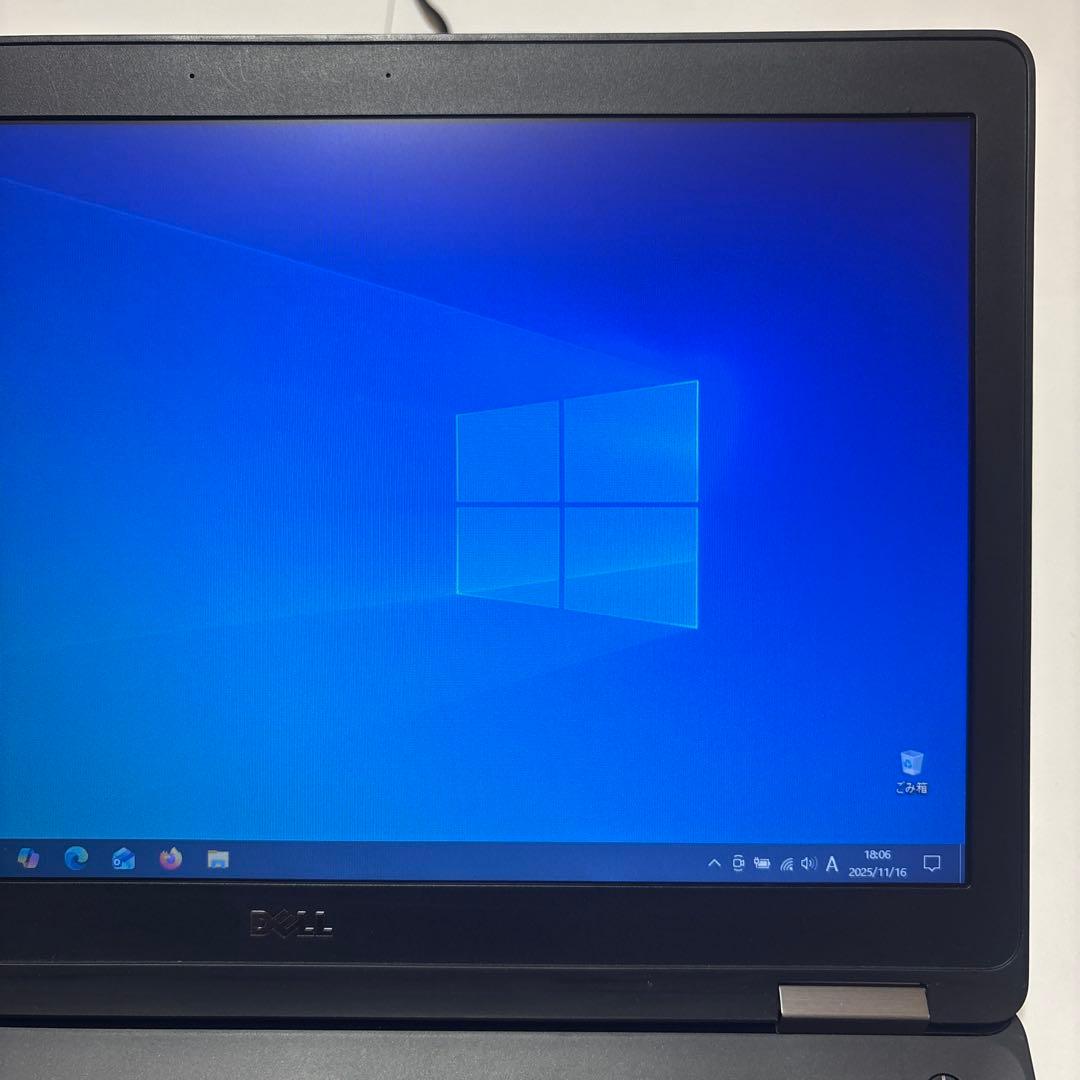 Windowsノート本体 DELL Latitude E5570 Corei5 16GB 512GB