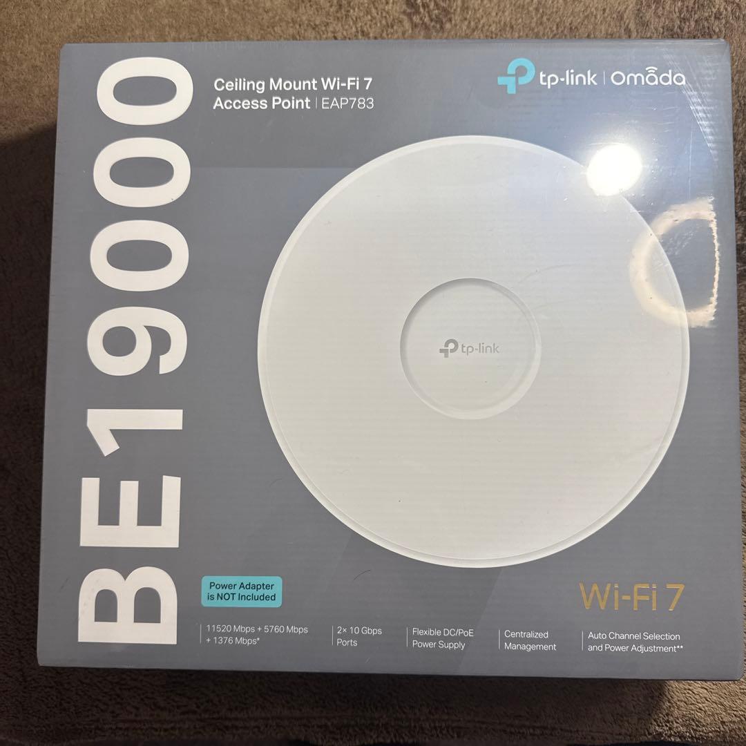 EAP783 BE19000 Wi-Fi 7 アクセスポイント 最大19Gbpsの驚異的な通信スピードを実現！】法人向けBE19000 Wi-Fi 7