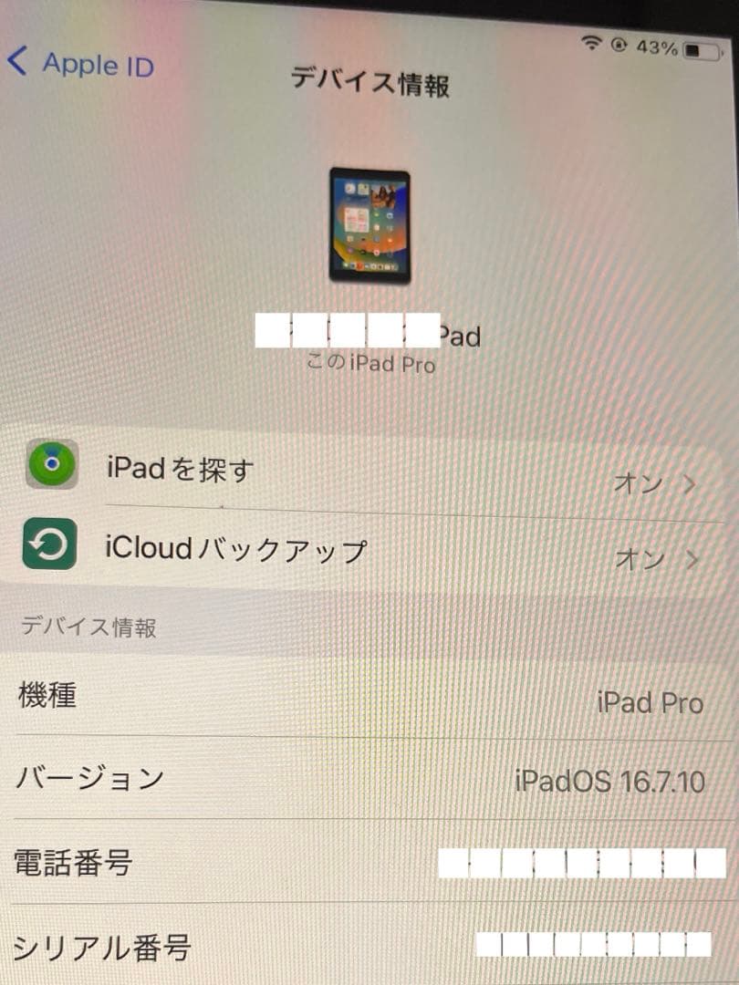 Apple iPad Pro 第一世代　シルバー