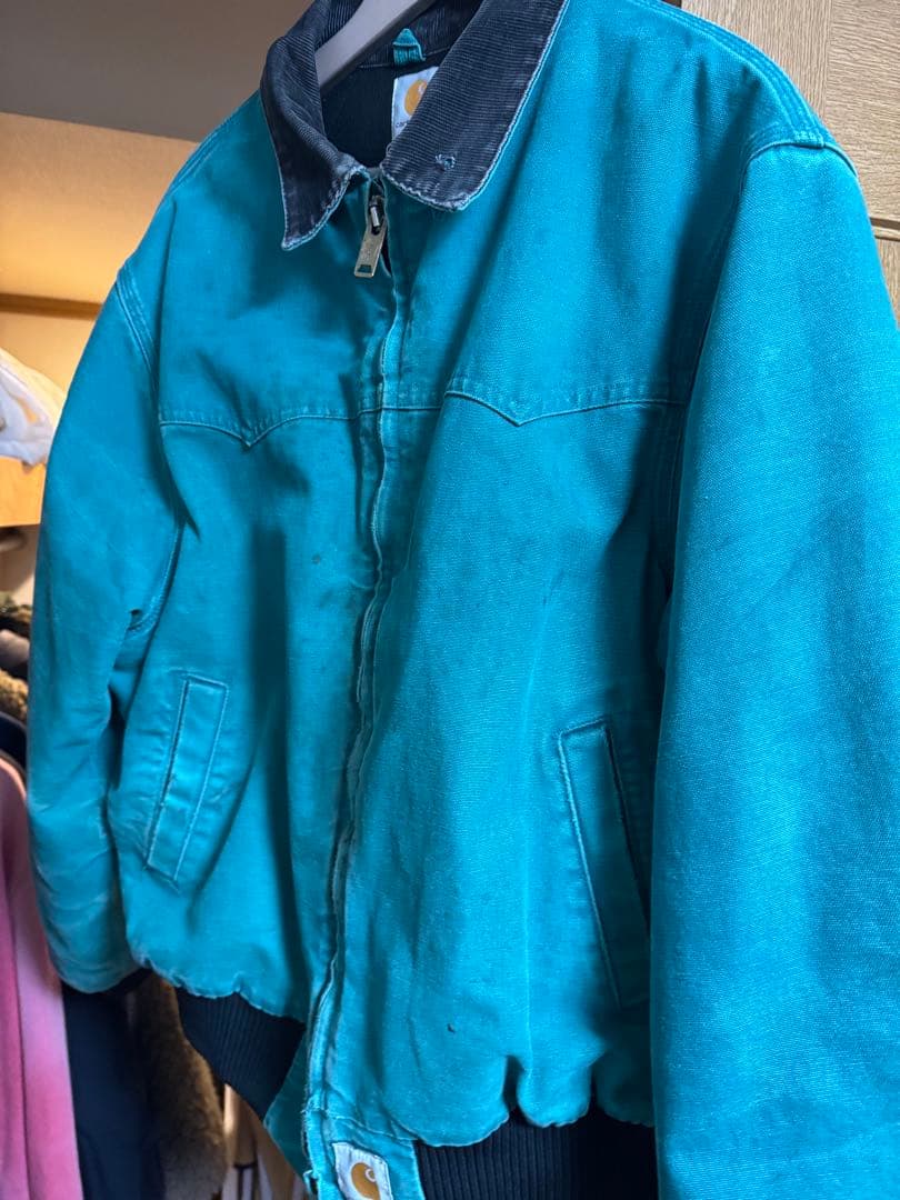Carhartt サンタフェ　ターコイズ　ジャケット 90's carhartt(カーハート) サンタフェジャケット ダック生地