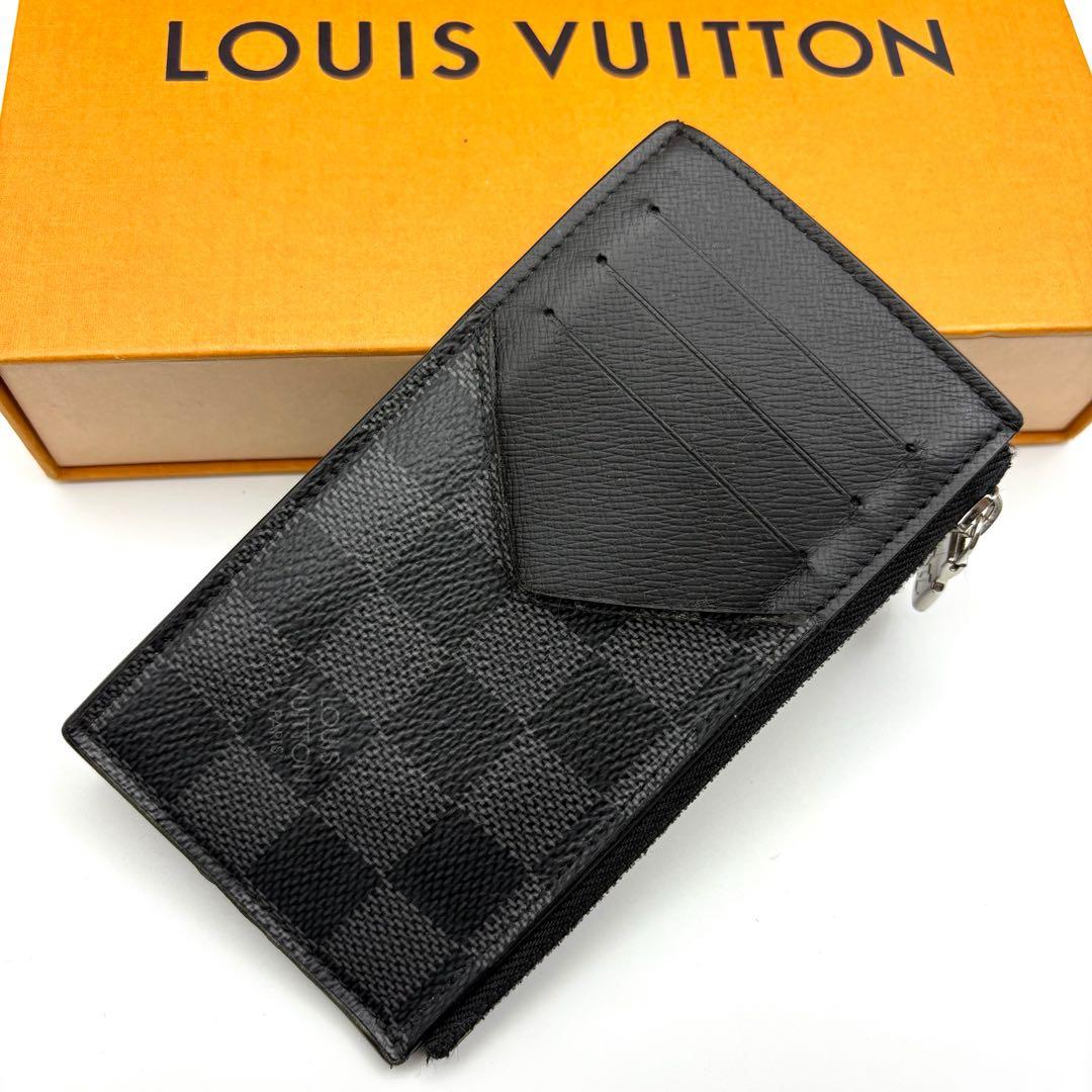 ルイヴィトン カードホルダー ダミエ グラフィット カードケース ブラック LOUIS VUITTON（ルイ・ヴィトン） コインケース メンズ ダミエグラ