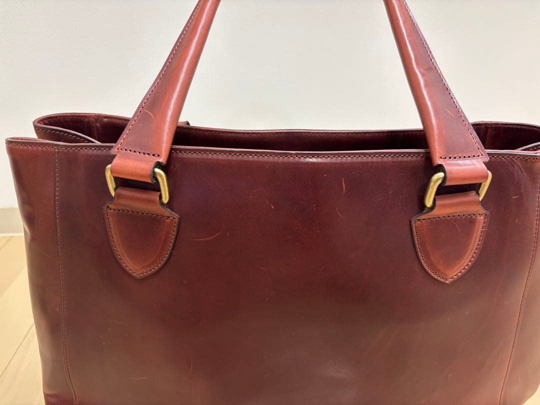 GANZO（ガンゾ）GUDオープントートバッグ ボルドー ボルドー - メルカリ