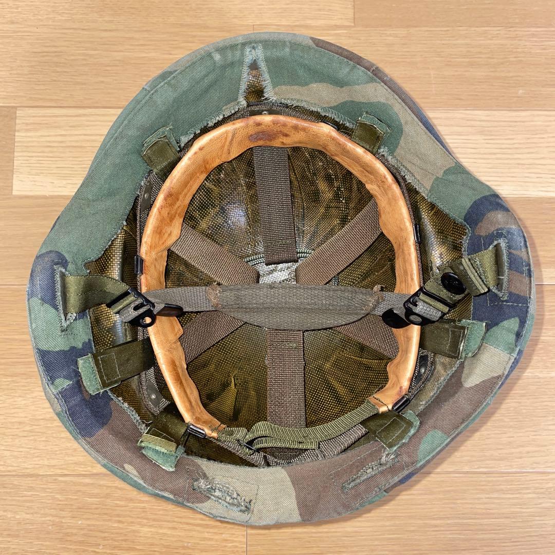 米軍実物1985年製 PASGTフリッツヘルメット Lサイズ中古品 ジャンク品