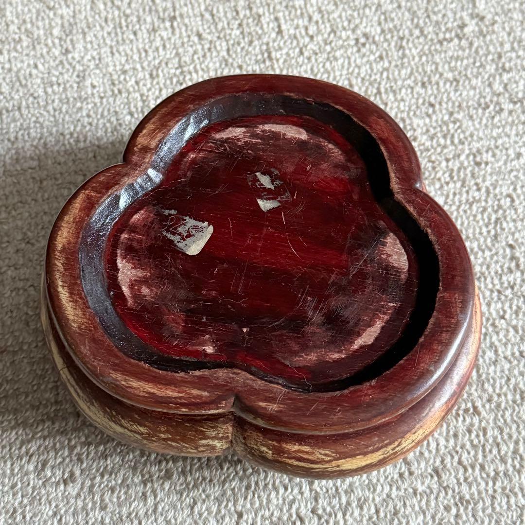 大清雍正年製 瓢箪型花瓶 壺 木製台座付き 粉彩 中国古