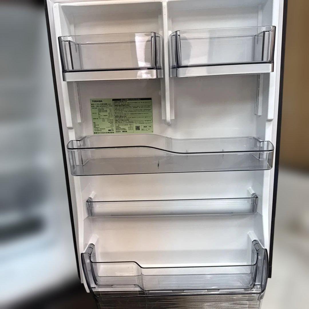 2024年TOSHIBA GR-W500GT (TH) 冷蔵庫 501 - メルカリ