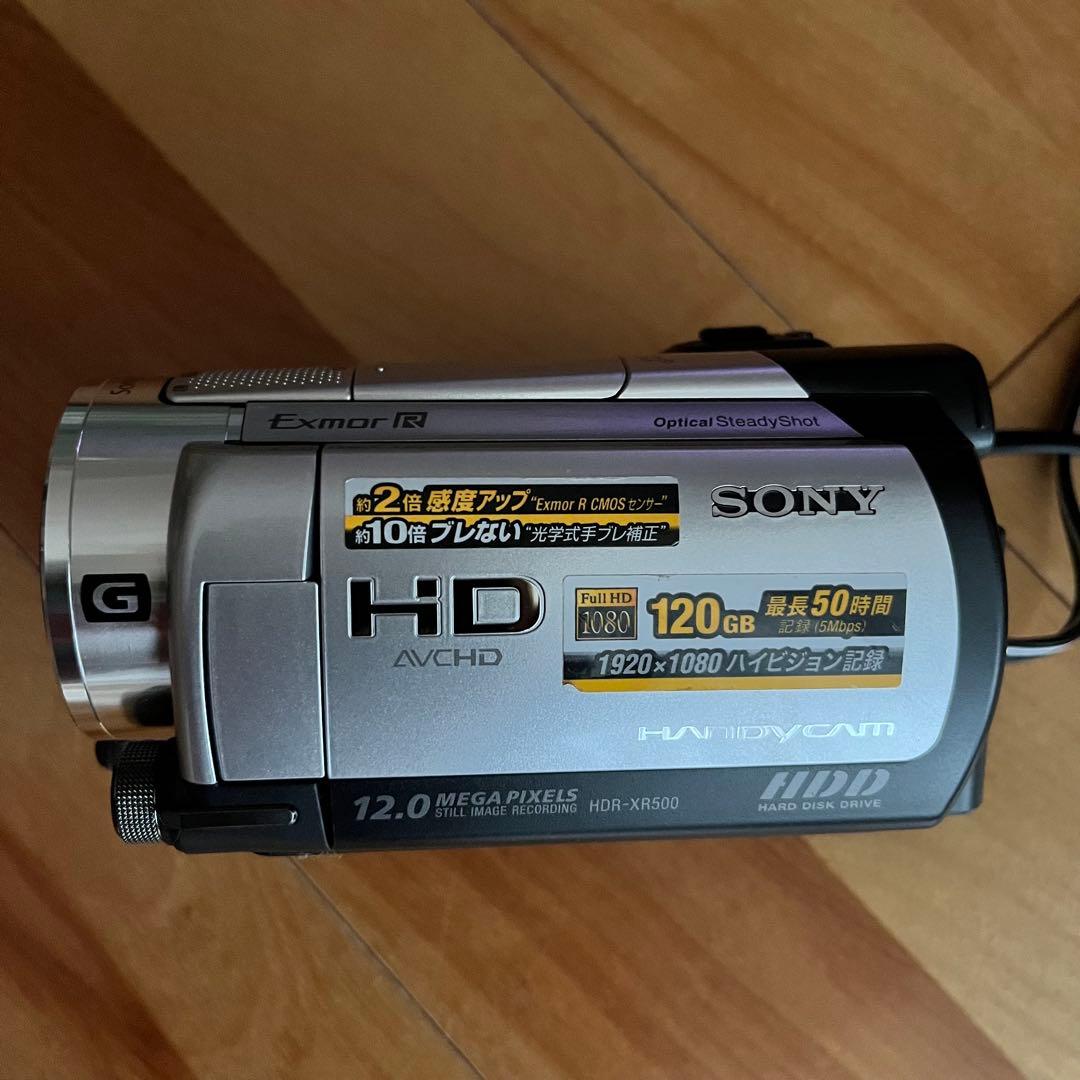 Sony HDR-XR500 ビデオカメラ 12.0メガピクセル Sony HDR-XR500 120GB High Definition Handycam 'PAL' HDR-XR500E