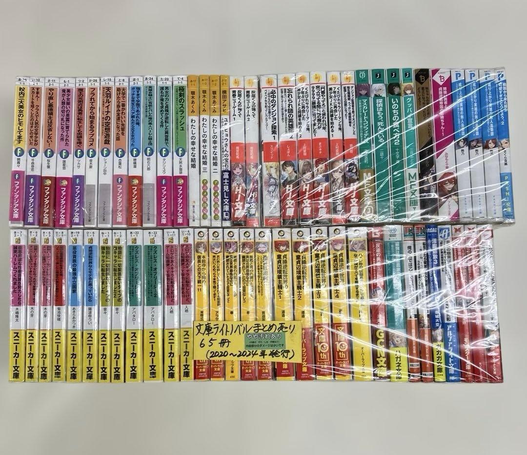 05 L ライトノベル 文庫 65冊まとめ売り 2020〜2024年発行 - メルカリ