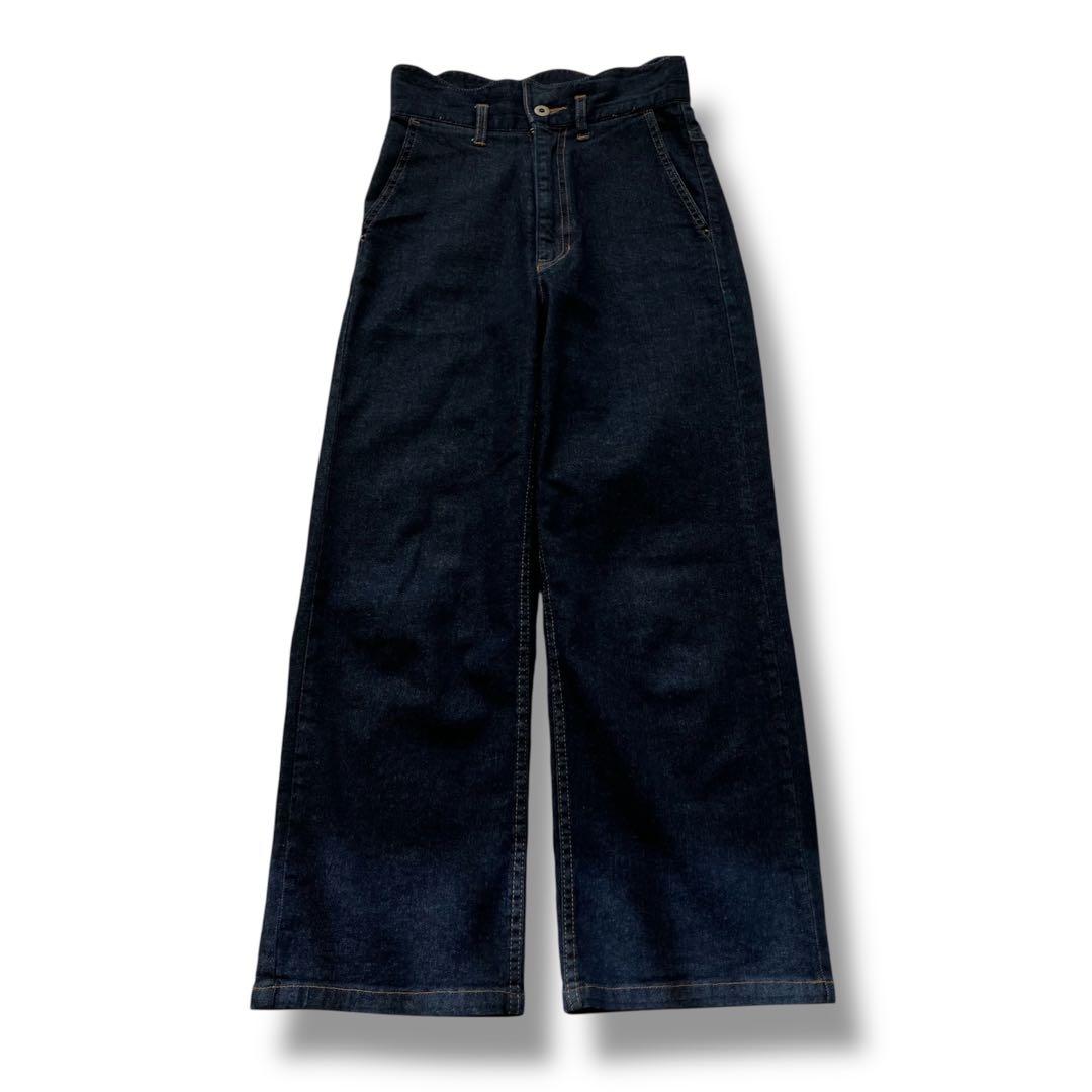 eaphi wave design high waist denim short - メルカリ