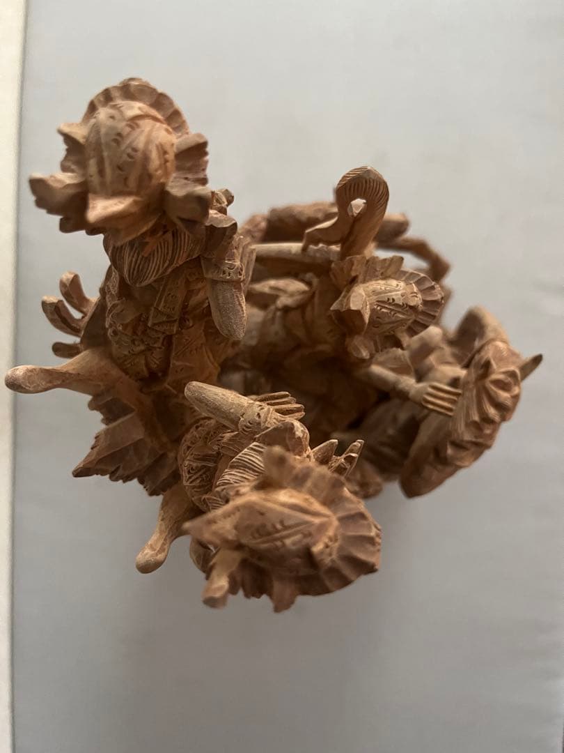 バリ島 木製神話彫刻 約30cm