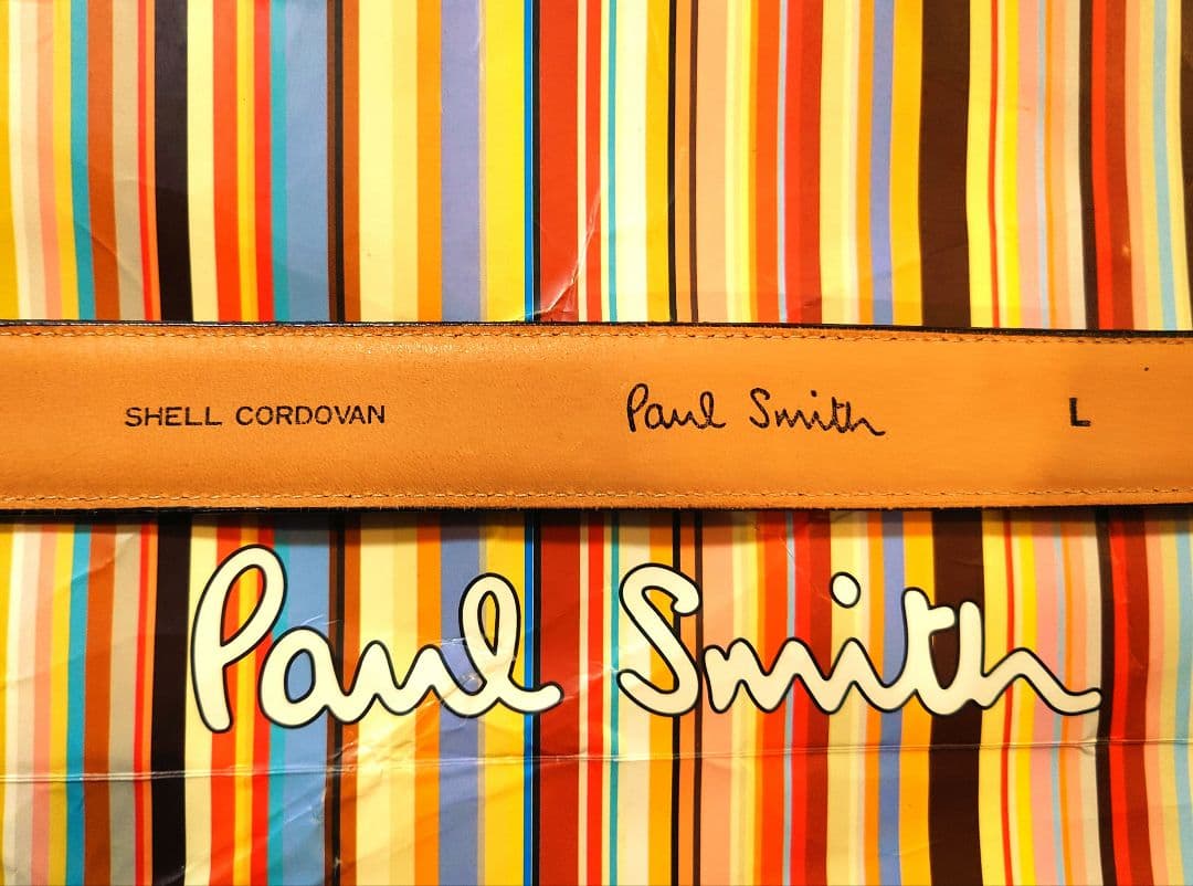 Zizi様専用 ポールスミス シェルコードバン 高級ベルト 馬革