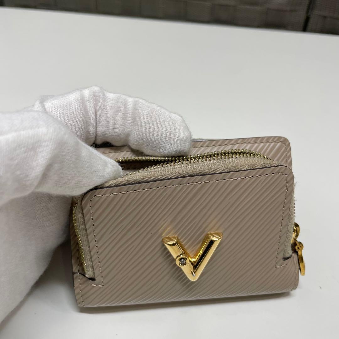 ブ*休様 訳あり LOUIS VUITTON ポルトフォイユ・ツイスト ベージュ