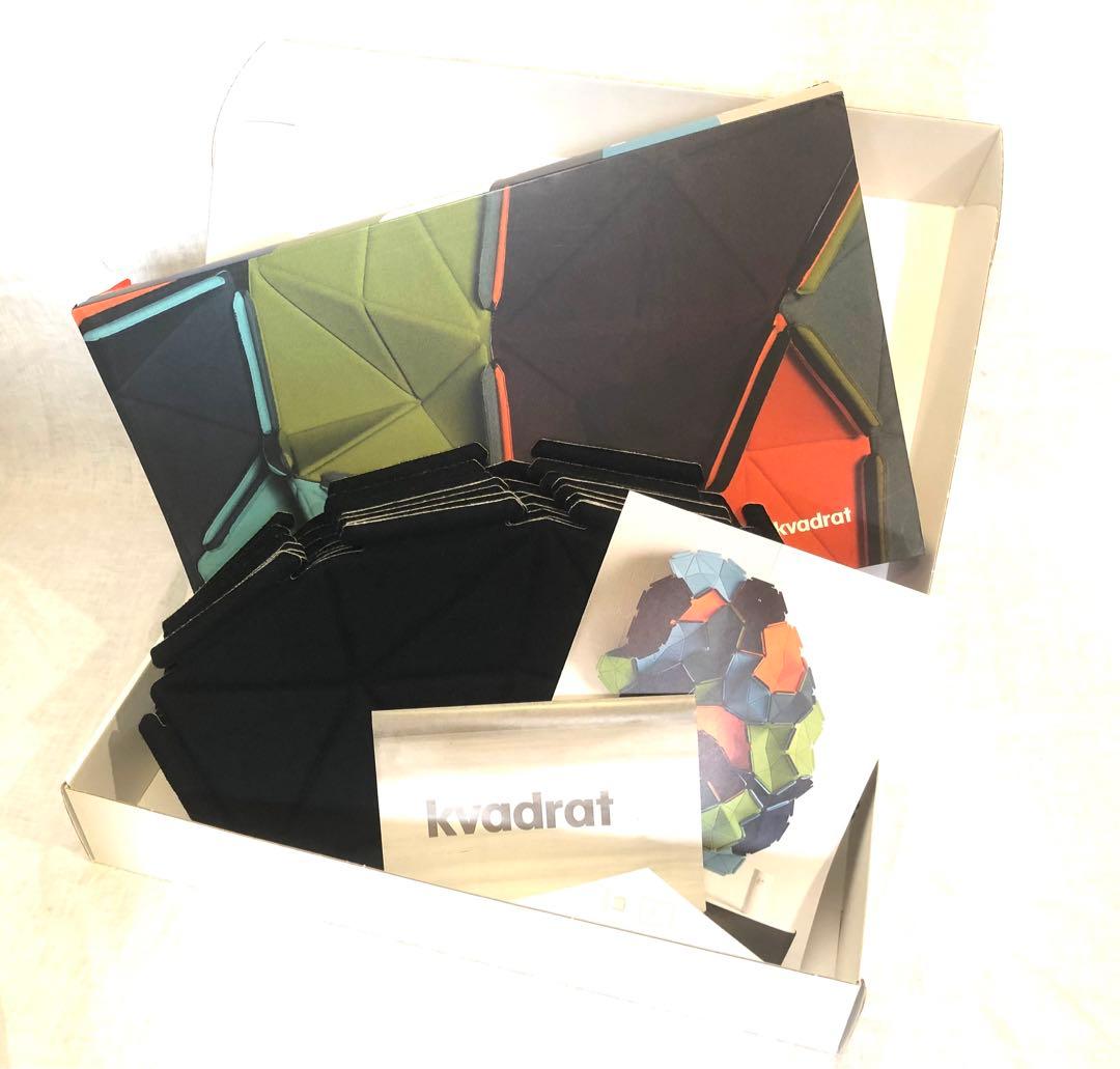 KVADRAT CLOUDS 8PCS BOX BLACK & WHITE & CLOUDS BOX WHITE BLACK