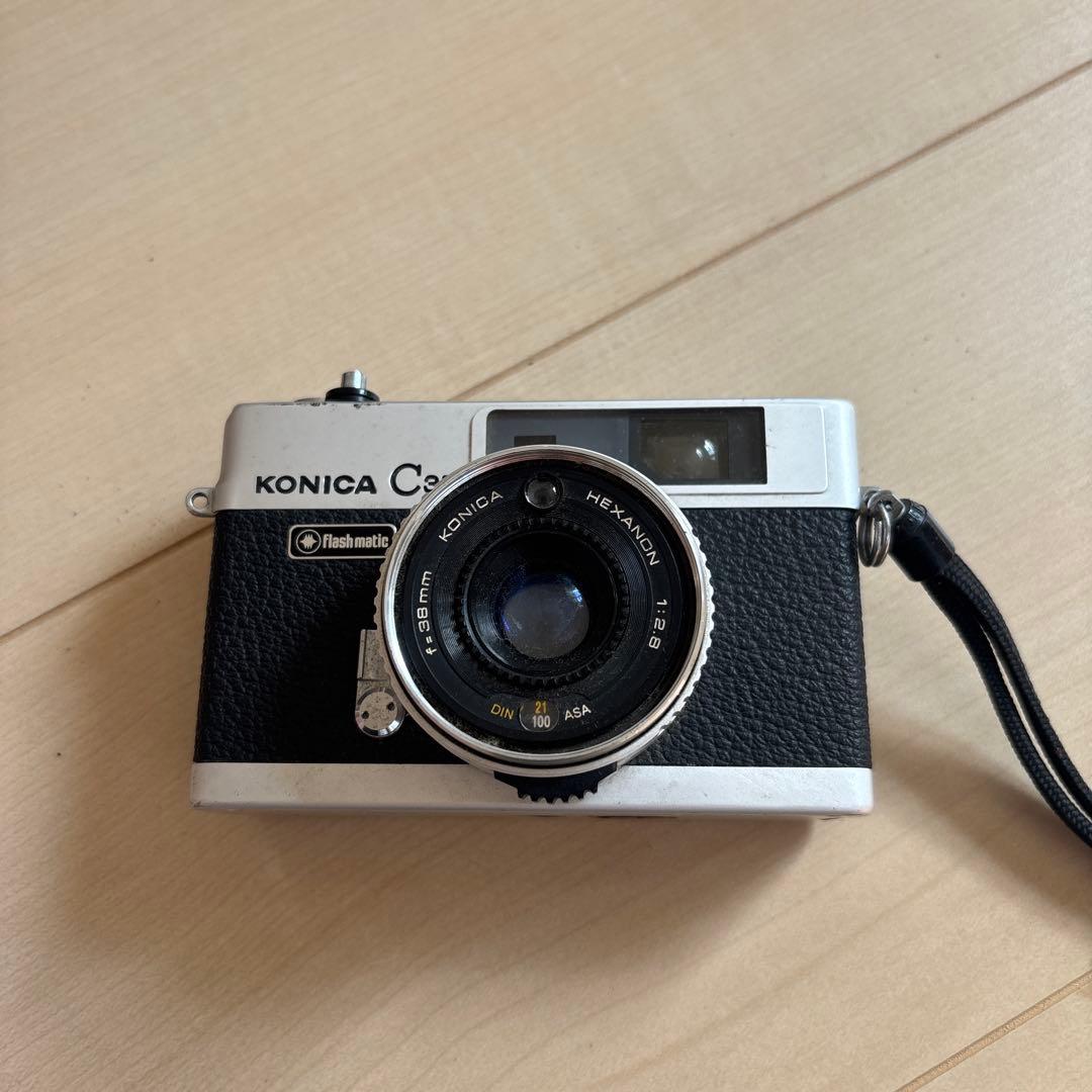 名機】Konica C35 flash matic フィルムカメラ レトロ - メルカリ