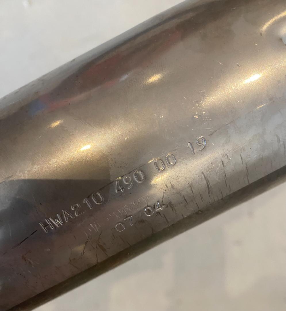 BENZ HWA S210 AMG マフラー 純正品 クラス S124 W124 - メルカリ