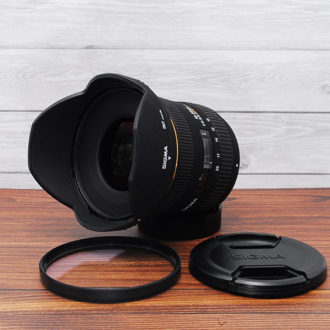 美品 SIGMA 10-20mm F4-5.6 EX DC HSM ニコン用