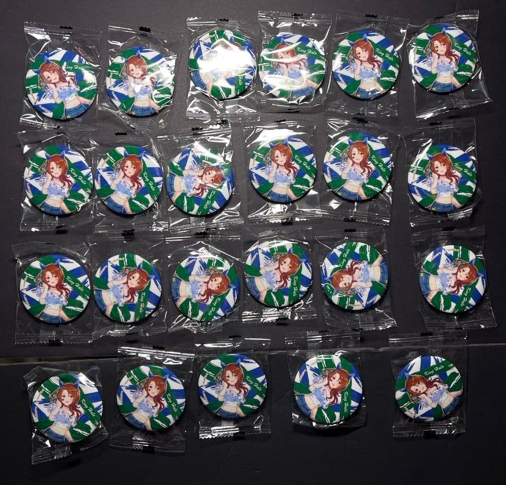 ウマ娘 キングヘイロー カプセル缶バッジ3 ペインタースタイル namco