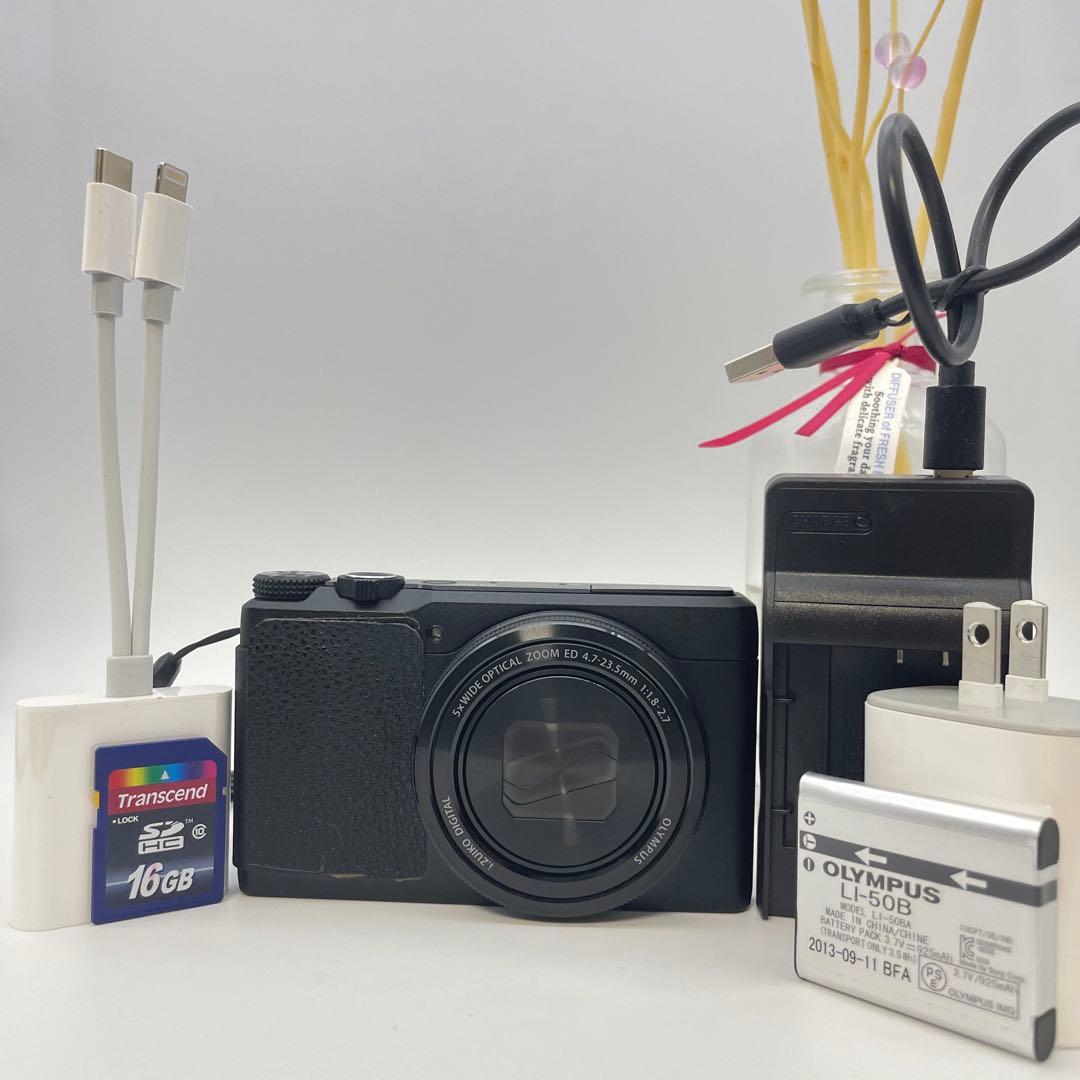 動作確認済✨OLYMPUS STYLUS XZ-10✨スマホ転送OK 大人気♪