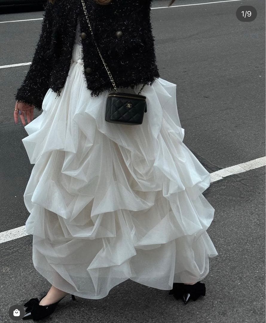 THE TOE 【新品未使用タグ付】IRIS TULLE SKIRT - メルカリ