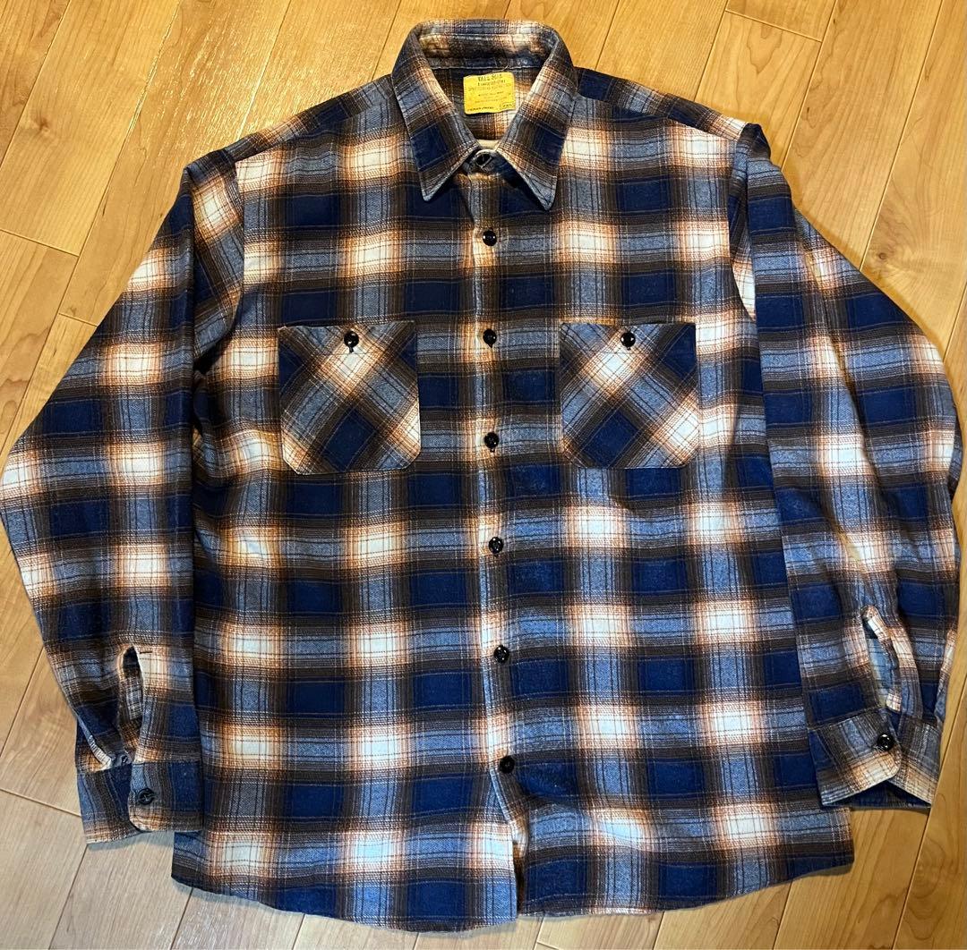 70s Sears カートコバーン 着用 同柄 プリントネルシャツ - メルカリ