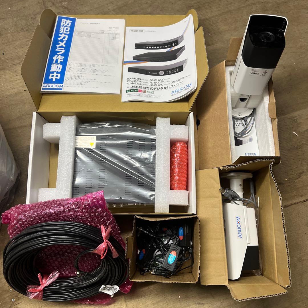 ARLCOM 防犯カメラセット 中古 RD-RA5204