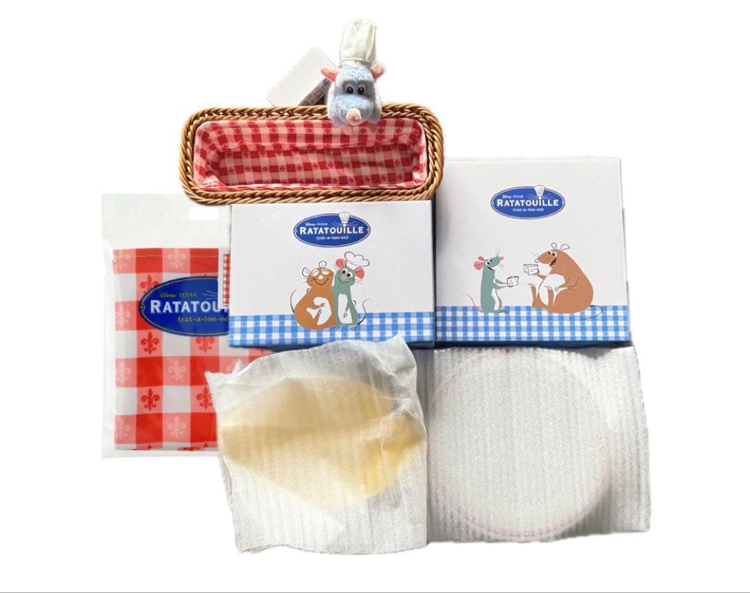 ディズニーストア レミー プレート 皿 カトラリーケース ランチョン