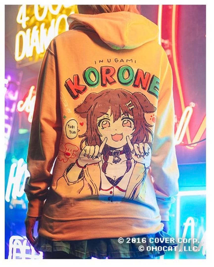 ホロライブゲーマーズ×OMOCAT 戌神ころね パーカー - メルカリ