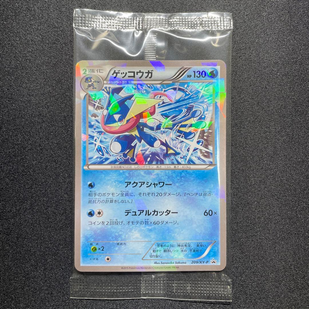 ポケカ ゲッコウガ プロモ 未開封 209/XY-P 2枚 - メルカリ