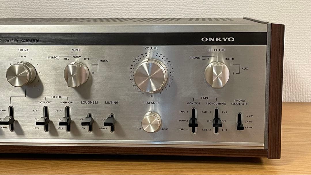 【動作品】onkyo a-755nii /100 プリメインアンプ