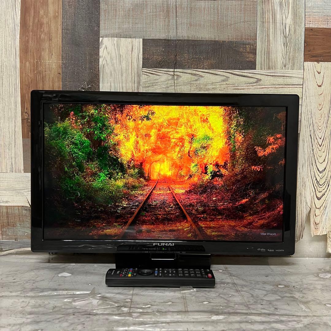 全国送料込❣️FUNAI24型液晶テレビW録画機能付見ながら録画が可能。