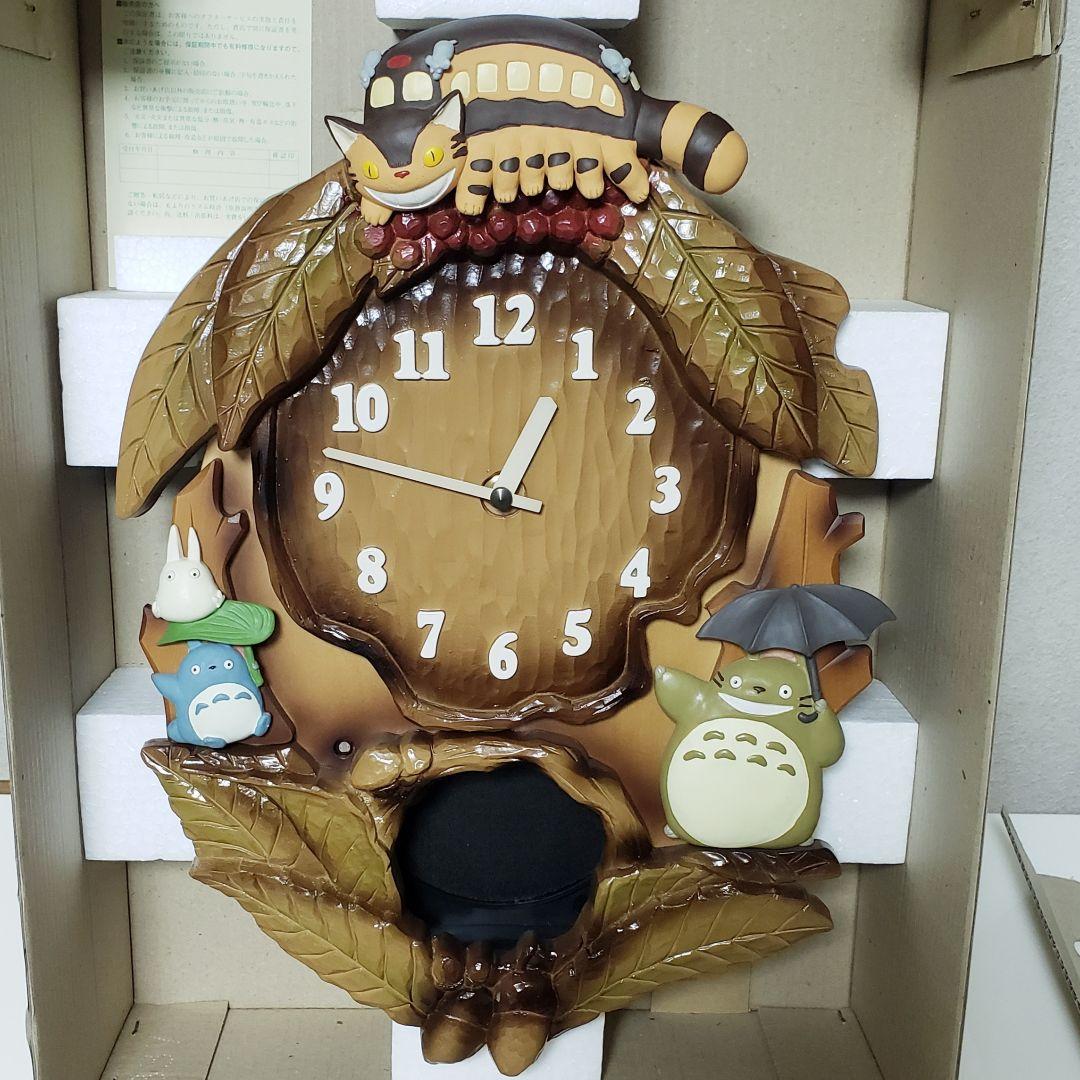 店舗展示品 となりのトトロ M837 RYTHEM 掛時計① - メルカリ