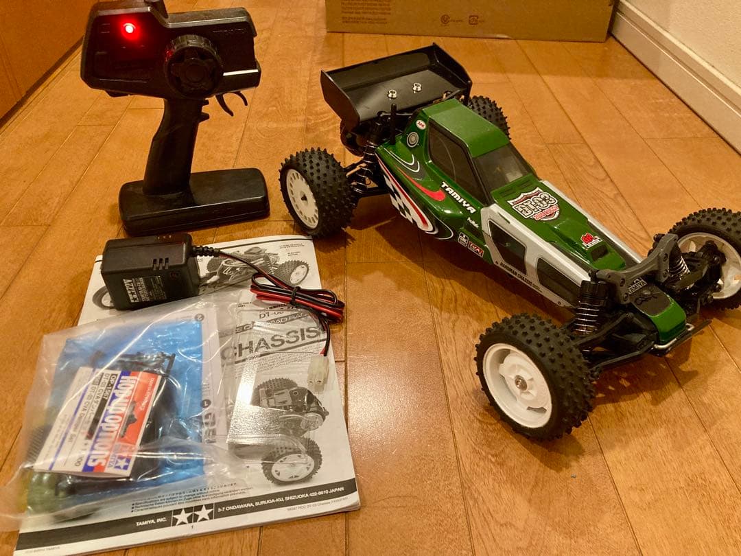 タミヤDT-03二駆バギーフルセット 前後DT-04ナックル（前六角ハブ）化 タミヤDT-03二駆バギーフルセット 前後DT-04ナックル（前六角ハブ）化