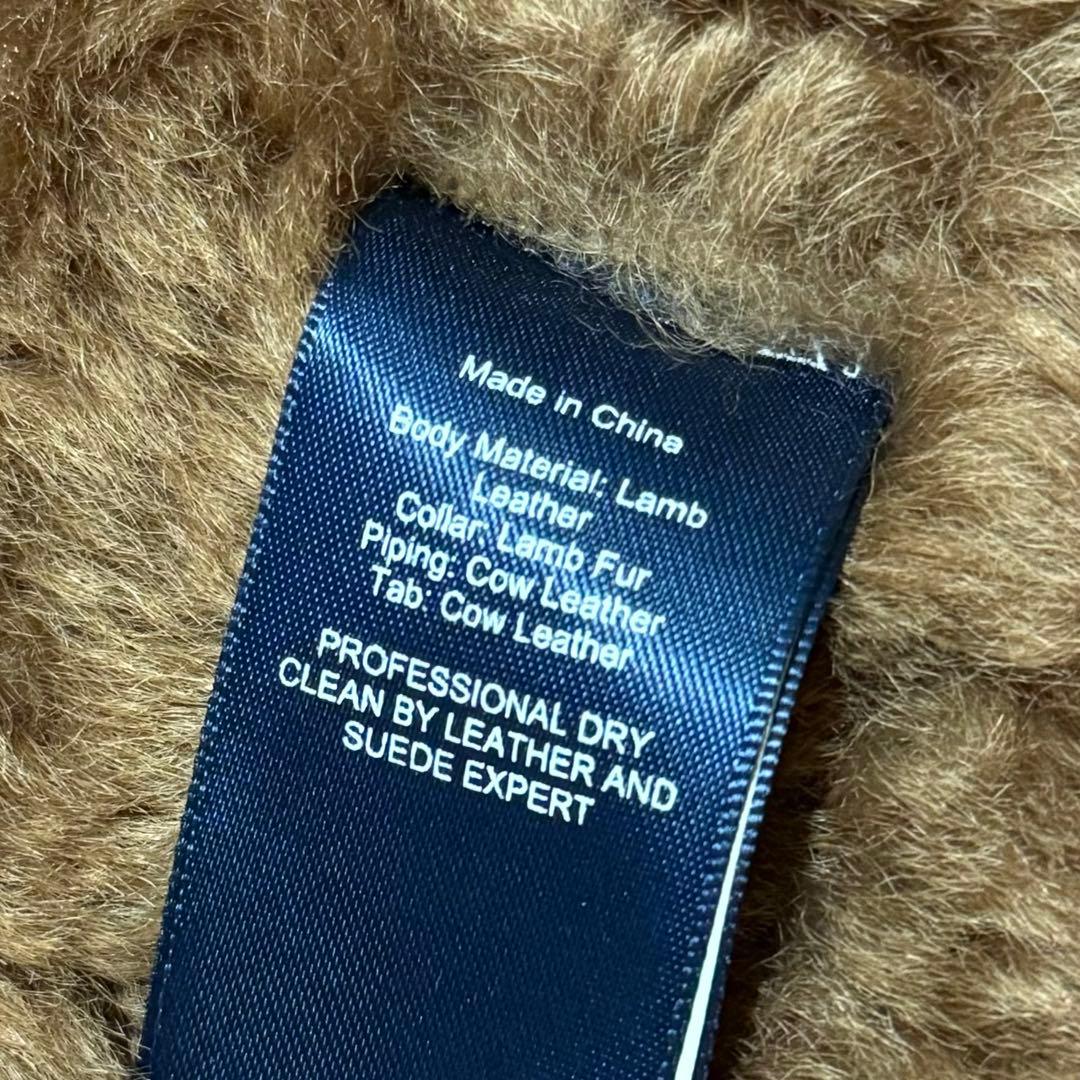 希少 美品 RALPH LAUREN XL ラム レザー ベスト ラルフローレン - メルカリ