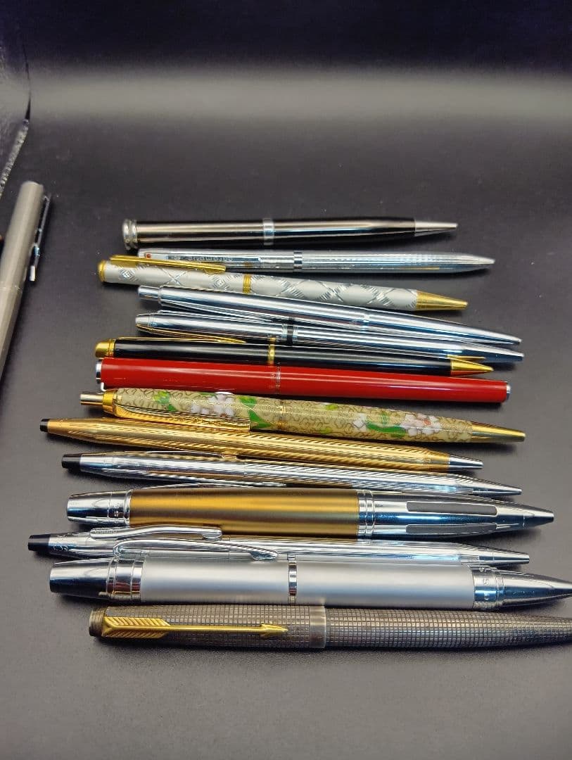 ボールペンセット 15本以上 多様デザイン モンブラン PARKER CROSS