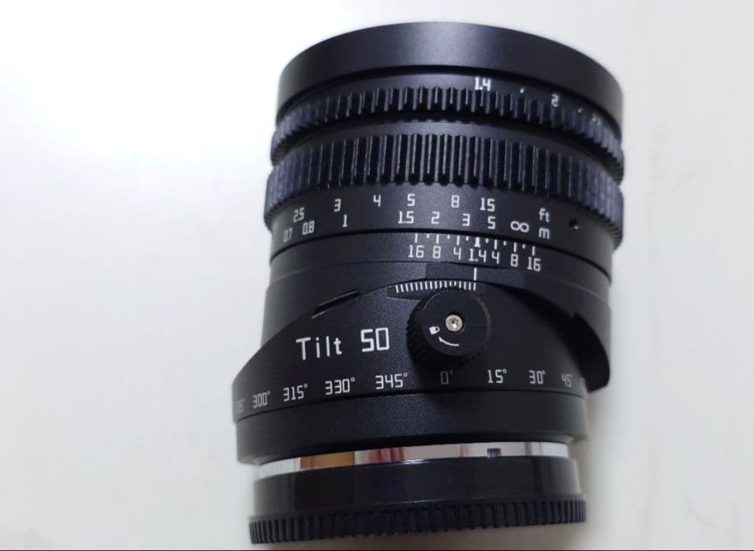 TTArtisan Tilt 50mm f/1.4 ティルトレンズ　Eマウント