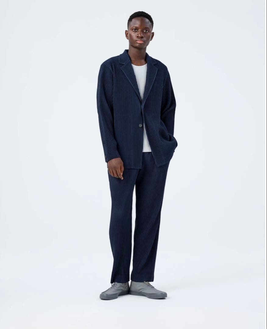 HOMME PLISSE イッセイミヤケ プリーツ セットアップ - メルカリ