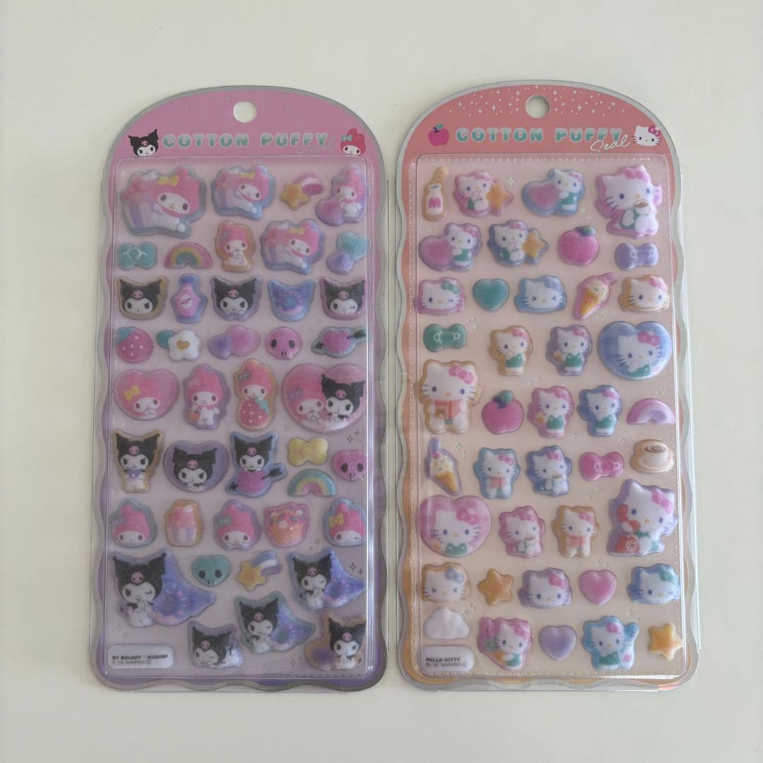 コットンパフィー キティ マイメロ クロミ サンリオ ボンボンドロップ