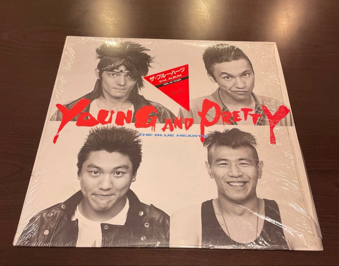 ブルーハーツ レコード 希少 オリジナル盤 '80s 当時物☆ダンボール