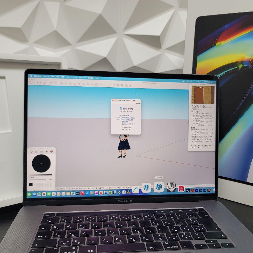 MacBook Pro 16インチ i9 16/1TB CAD/BIM&3D設計