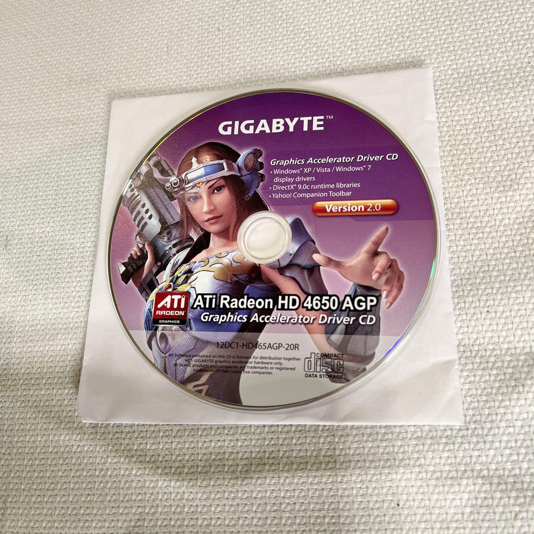 グラフィックボード・グラボ・ビデオカード ATI Radeon series HD 4650 AGP 1GB GOOR2