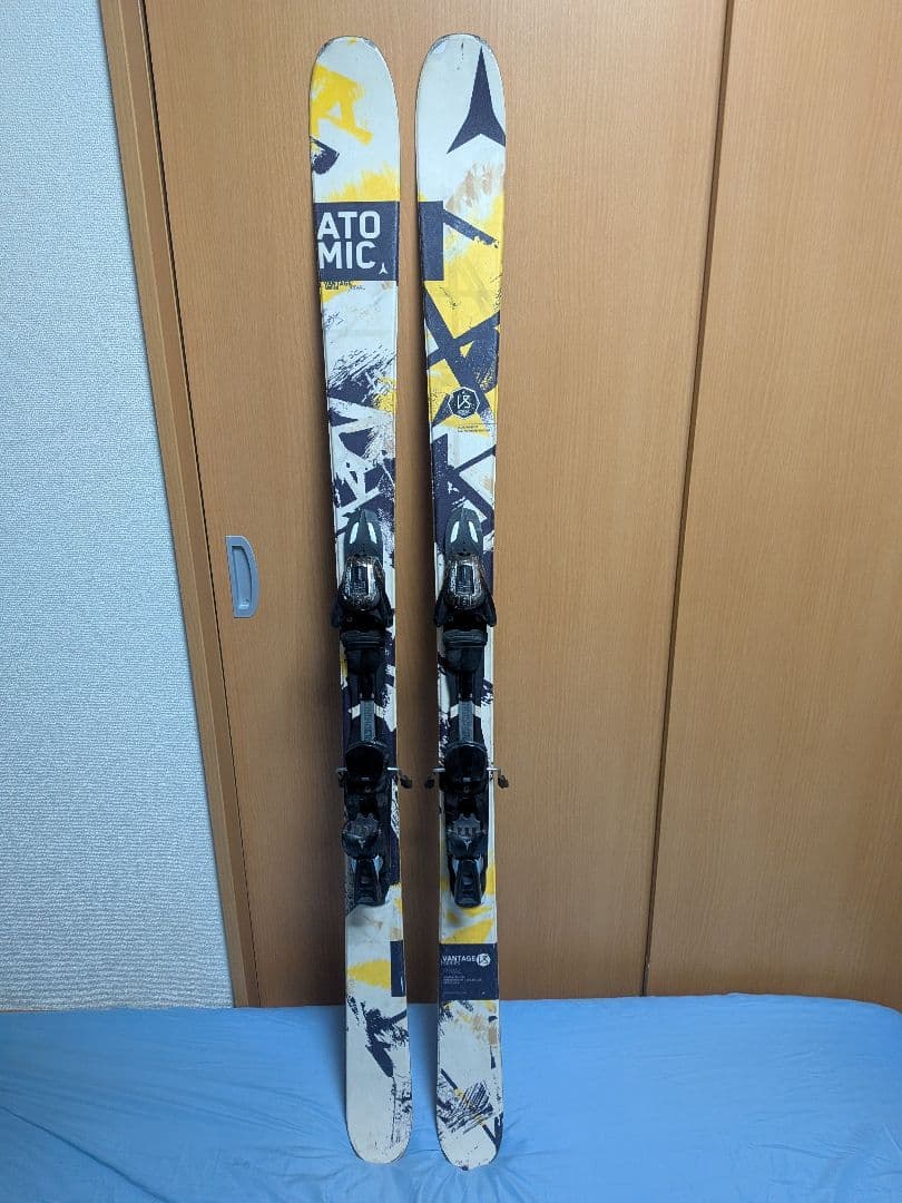 スキー ATOMIC VANTAGE V8 RIVAL 165cm R15m skis ATOMIC VANTAGE RIVAL 83, yellow/white, dual sidecut, all
