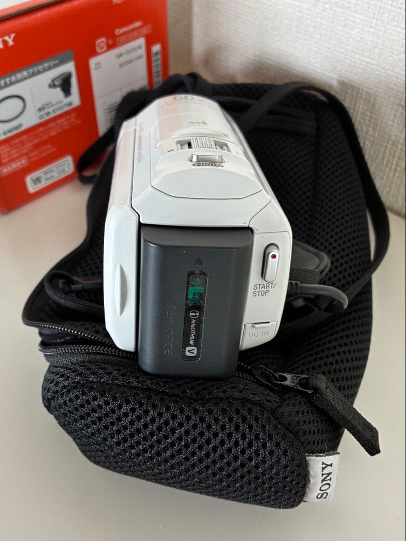 SONY 60倍ズーム/HDR-CX535 デジタルビデオカメラ白