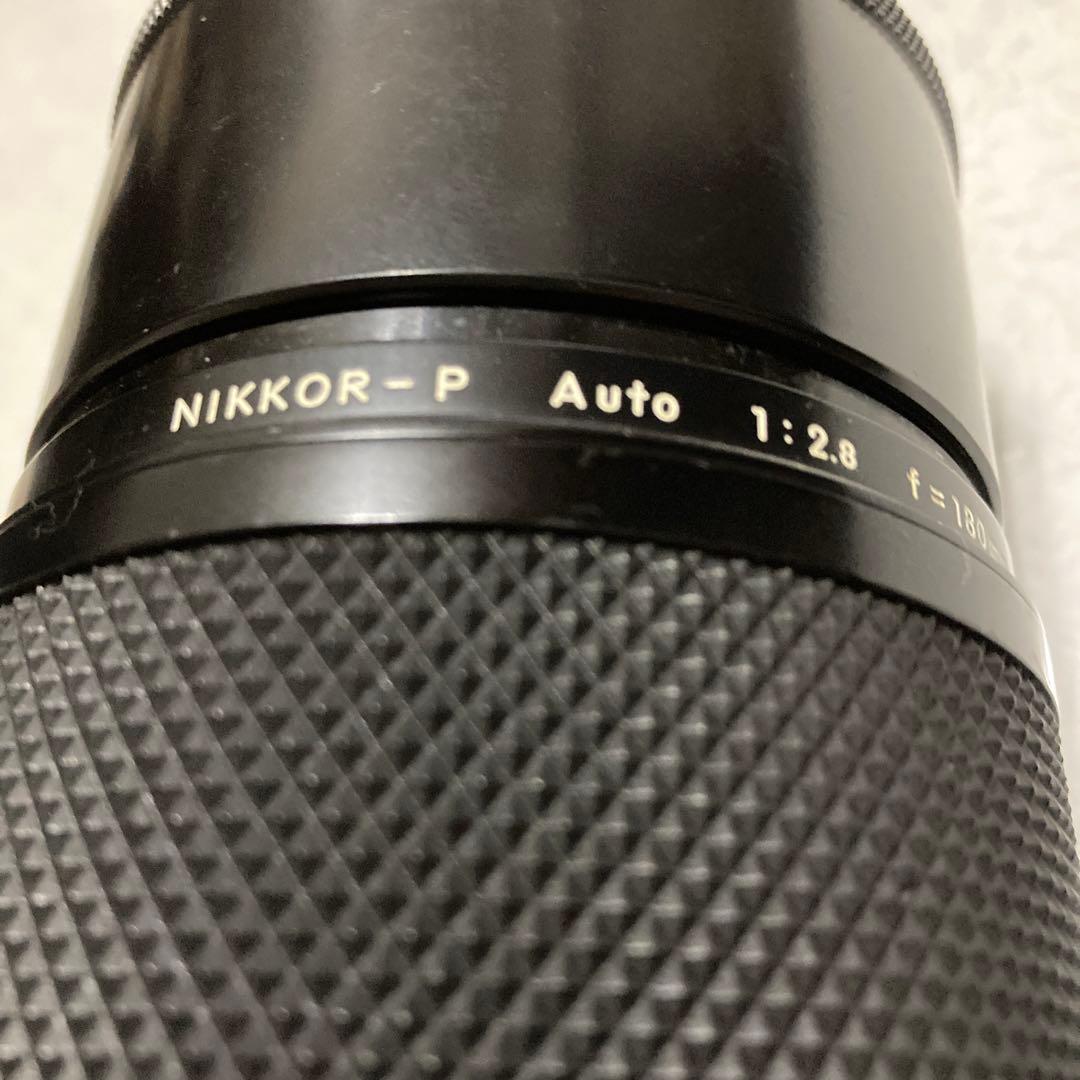 NIKON望遠レンズ　革ケース付き　値下げ